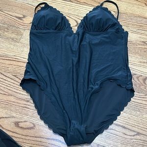 J Crew Black Swimsuit One - Piece Size 3X